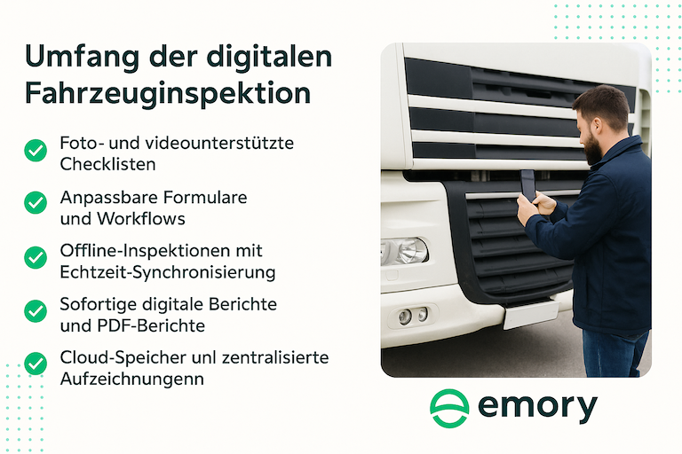 Key features of Emory Pro inspection platform 2025 - DE