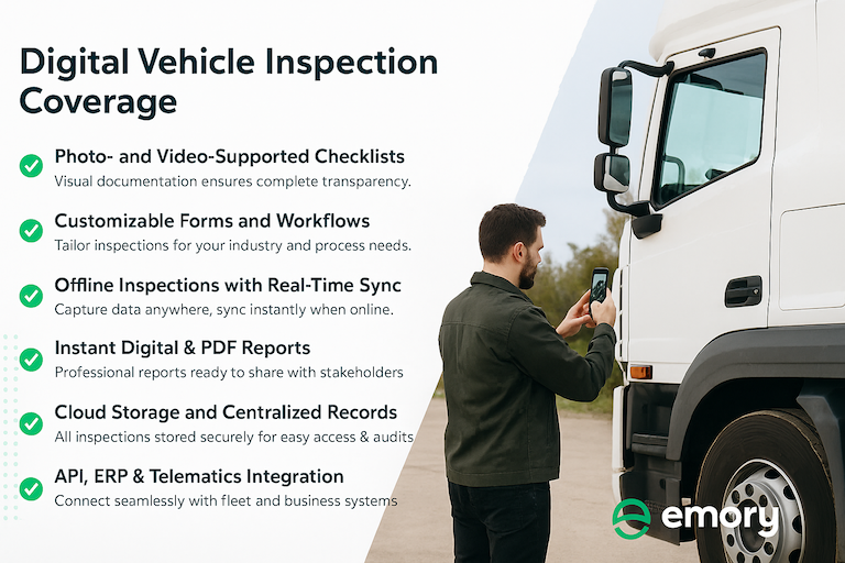 Key features of Emory Pro inspection platform 2025